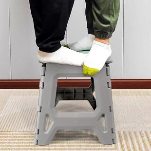 子7塑料折叠凳加厚便携高W凳凳家用洗澡可折叠椅子成人VZD户外小