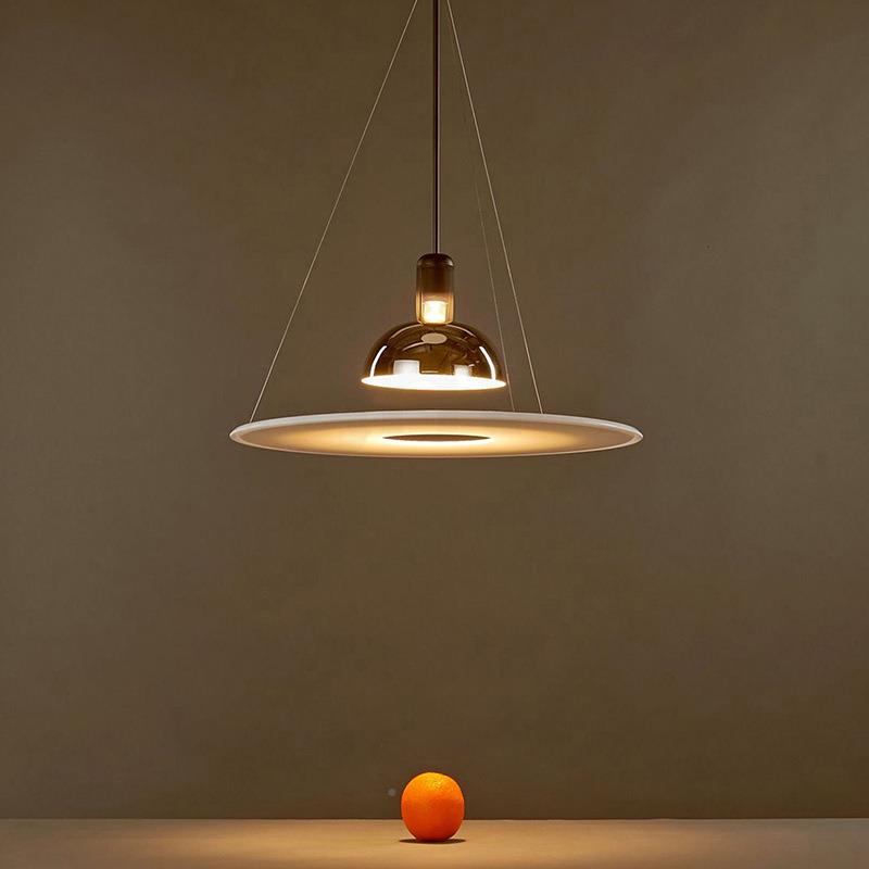 意大F利lo386餐桌餐厅吊设计师款灯极简饭厅圆桌岛台吧台全光谱飞