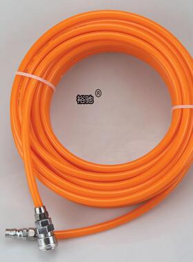 EVA软管高压直式气管带接空压机气泵水气管*52/180*6.头5/8*51*8m