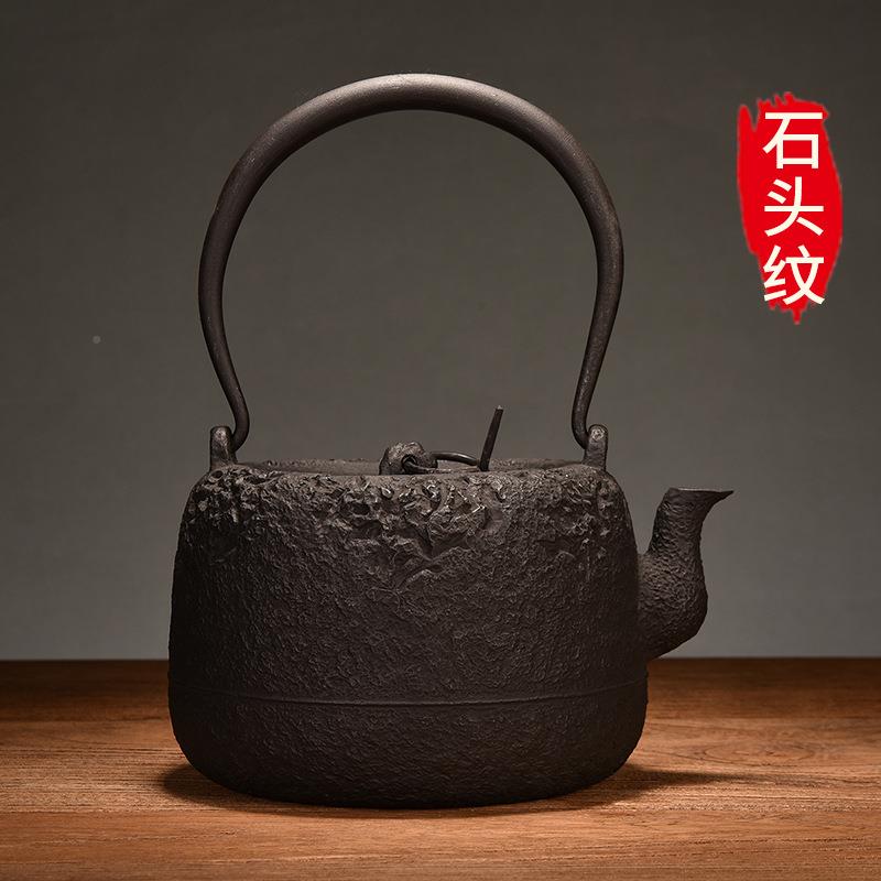 邮纯蜡模一体手壶南部老铁柴壶生铁PW005铸造包火烧水壶手工壶工
