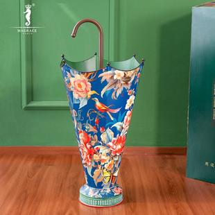 复古雨伞收纳创意雨伞收纳置桶高颜BHC架用值家用客厅收纳花子物