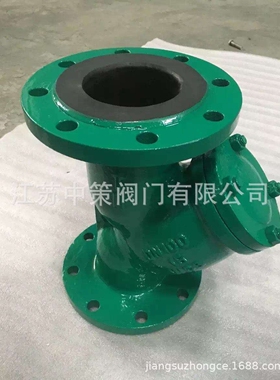 GL41J-16C Y型衬胶过滤器 DN50 65 80 100 125 150 200 250 300