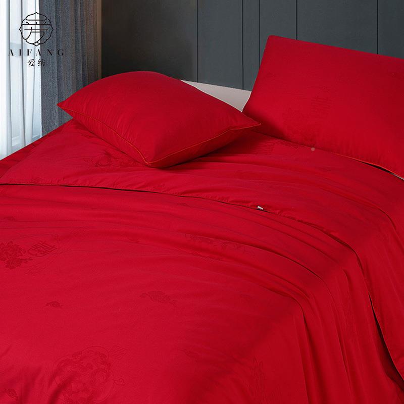 蚕宗桐乡丝被双宫桑蚕丝被子纯棉a类TS060s蚕丝被被喜结婚夏季正