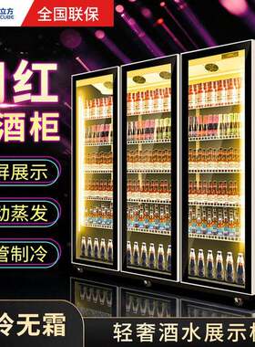冰立方网红啤酒保鲜冷柜KTV清吧商用立式饮料展示柜酒水冷藏冰柜