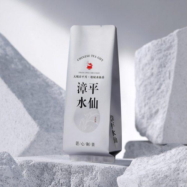 福建乌龙茶漳平水仙公版烫金小泡袋长款15cm厚12丝闽南乌龙包装袋,包装,茶叶包装,淘宝优惠券,粉丝福利购,淘宝优惠卷