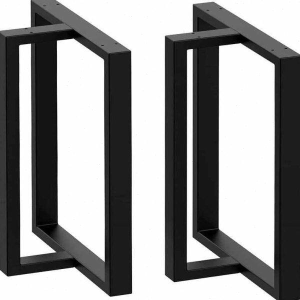 定制铁艺桌腿支架桌子腿大板桌子办公桌脚桌架金属脚架简易餐桌脚