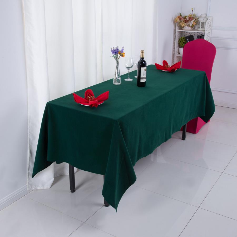 高端商务台呢桌布定制印logo加厚长方形绒布会议展会酒店桌垫台套