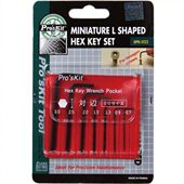 台湾宝工0.7 022精密内六角棒扳手7支组 3黑色7字L型六角扳手8PK