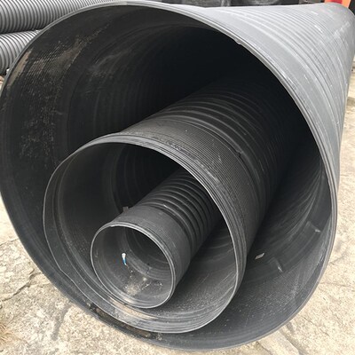 HDPE双壁波纹管 排水管排污水管pvc排水管排污排水管供应