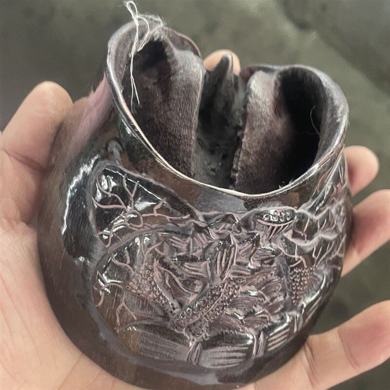 古玩杂项收藏乡下收的老物件文房四宝驴踢笔架做工精致品相完好