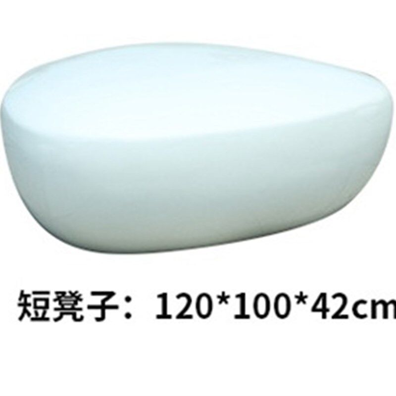 玻璃钢休闲椅创意水滴造型花盆座椅椭圆形鹅卵石花池公共区休息椅