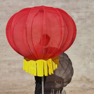 空飘旗杆气球支架户外庆典旗杆飘空开业升空广告新型免充气灯笼球