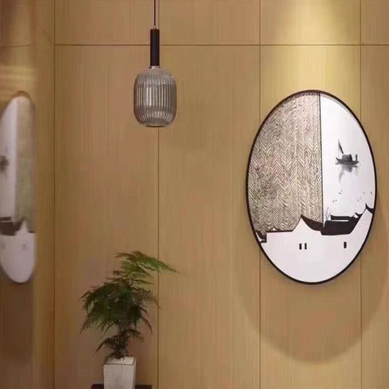 木饰面防火板背景墙护墙w板免漆饰面板木饰面科定板kd板