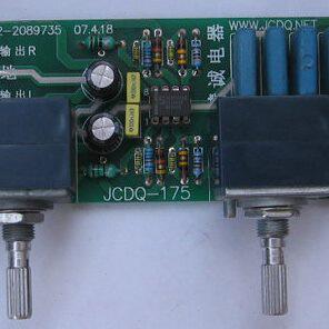 衰减式音调控制器带前级10倍放大LM317稳压供电JCDQ175