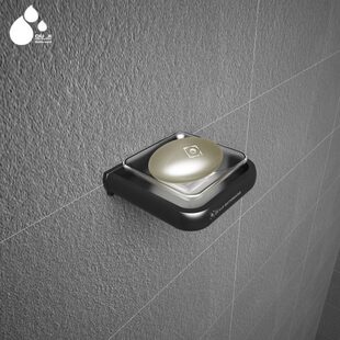 欧吉太空铝浴室肥皂盒壁挂式香皂架置物架免打孔创意卫生间肥皂架