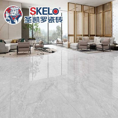 圣凯罗 简约现代岩板瓷砖750x1500客厅地砖背景U墙砖大理石地板砖