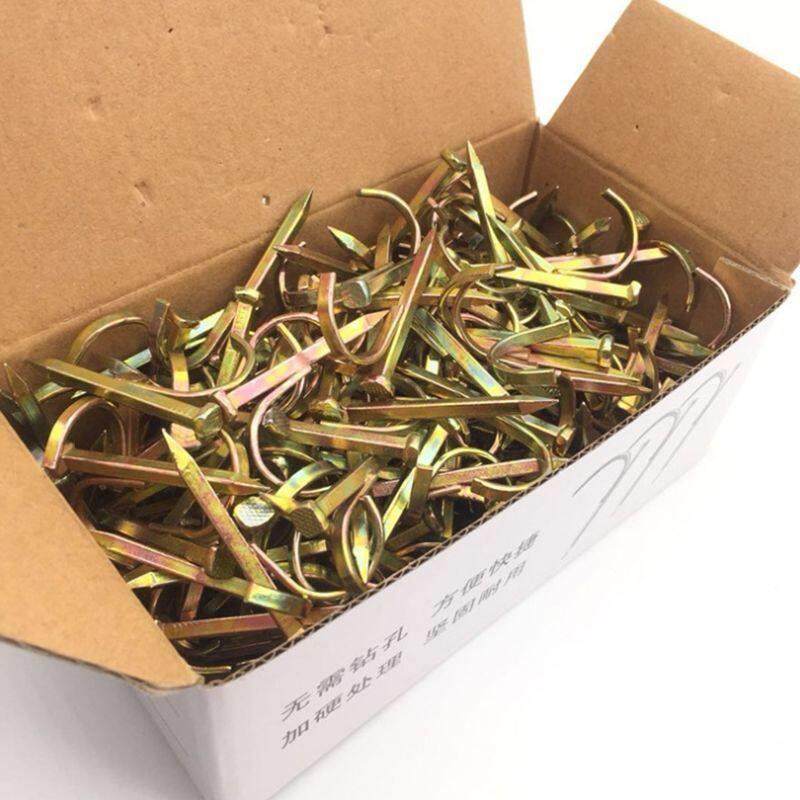 水管固定钩钉免打孔水管钩钉固定管卡钉ppr线管卡扣勾钉钢钉水泥