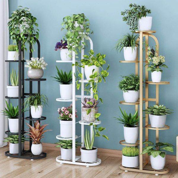 花架子客厅落地式室内家用阳台置物架多层铁艺绿萝植物摆放花盆架,收纳整理,阳台置物架,淘宝优惠券,粉丝福利购,淘宝优惠卷