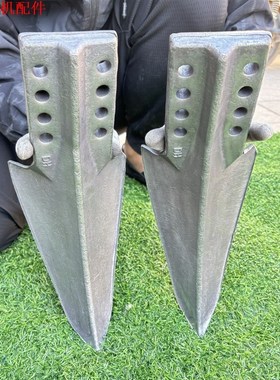 加厚农用旋耕机犁z头中间开沟犁体锻造