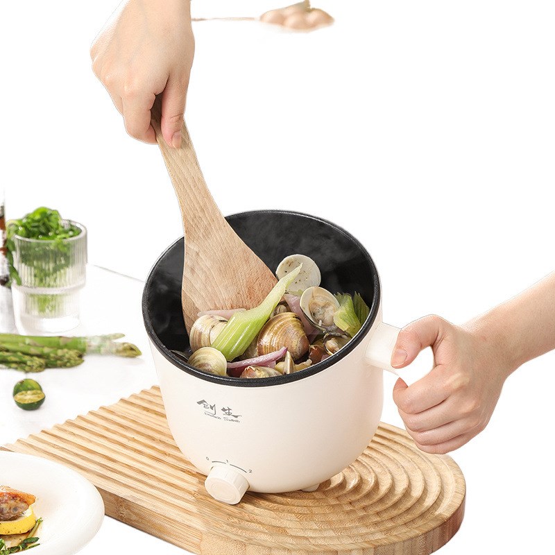 创生不锈a钢多功能煎炒煮涮小电锅电煮锅宿舍电热锅家用电饭煲