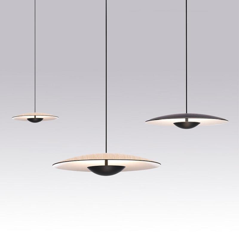 北简创意餐厅吊极简艺约术欧床头卧室客厅设计1师灯样板房圆形吊