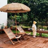 户外花园休闲椅阳桌台躺49347小桌庭椅北欧风院藤编一二椅露天懒