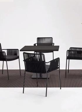 户外休靠院背阳台藤SM-021椅露台庭闲椅子外花园别墅室院子藤编椅