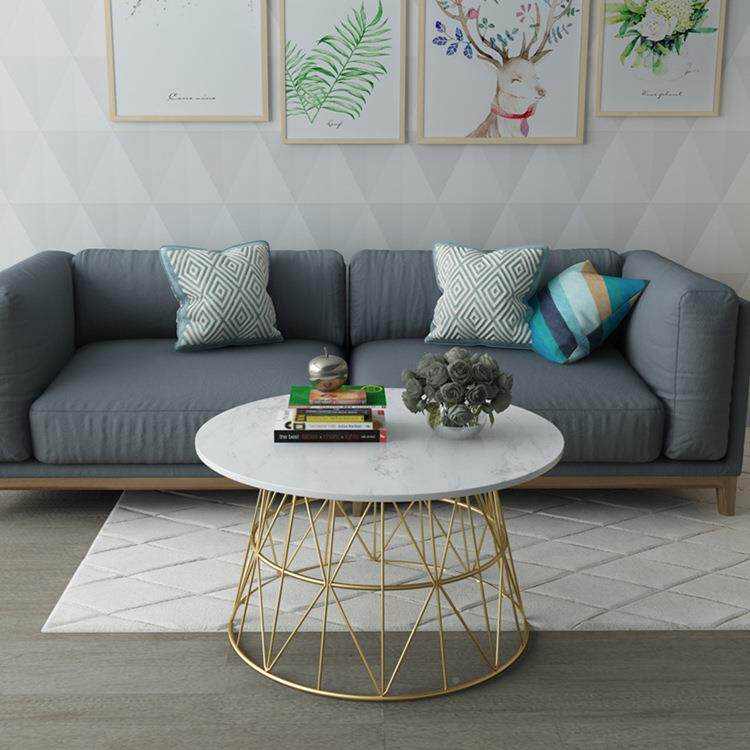 大闲特别推出形理石台面圆茶几现代客厅休桌18032201北欧时尚洽谈