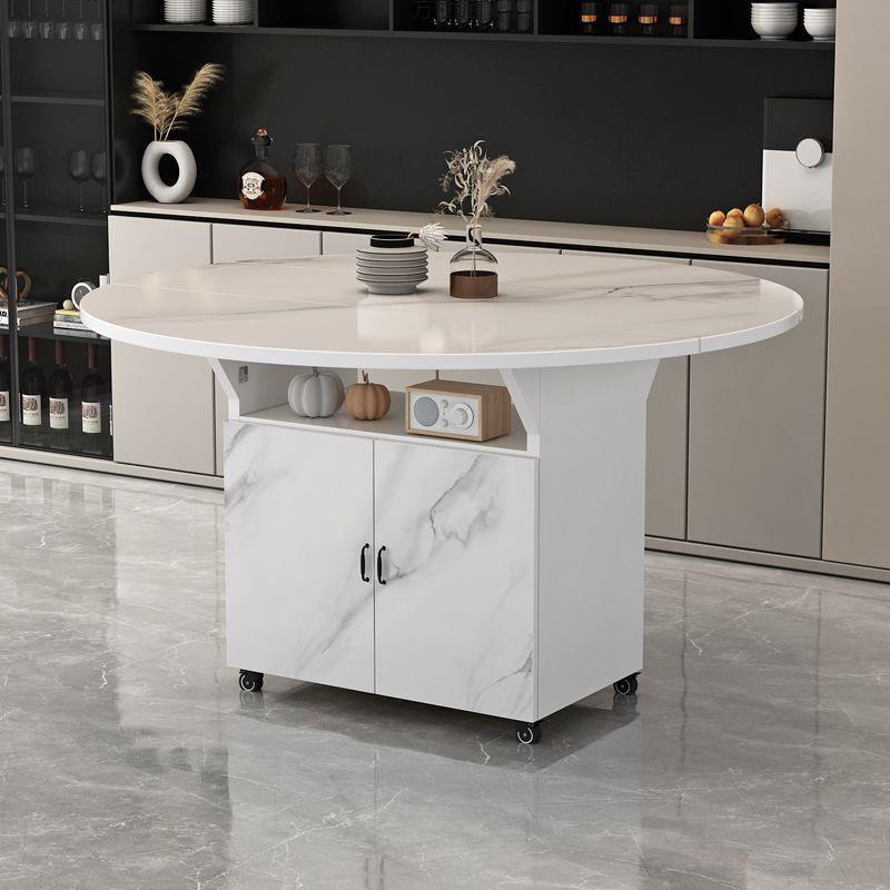 新型多功能伸缩见详情折餐叠餐户桌小型家动用长方形折叠桌加高寝