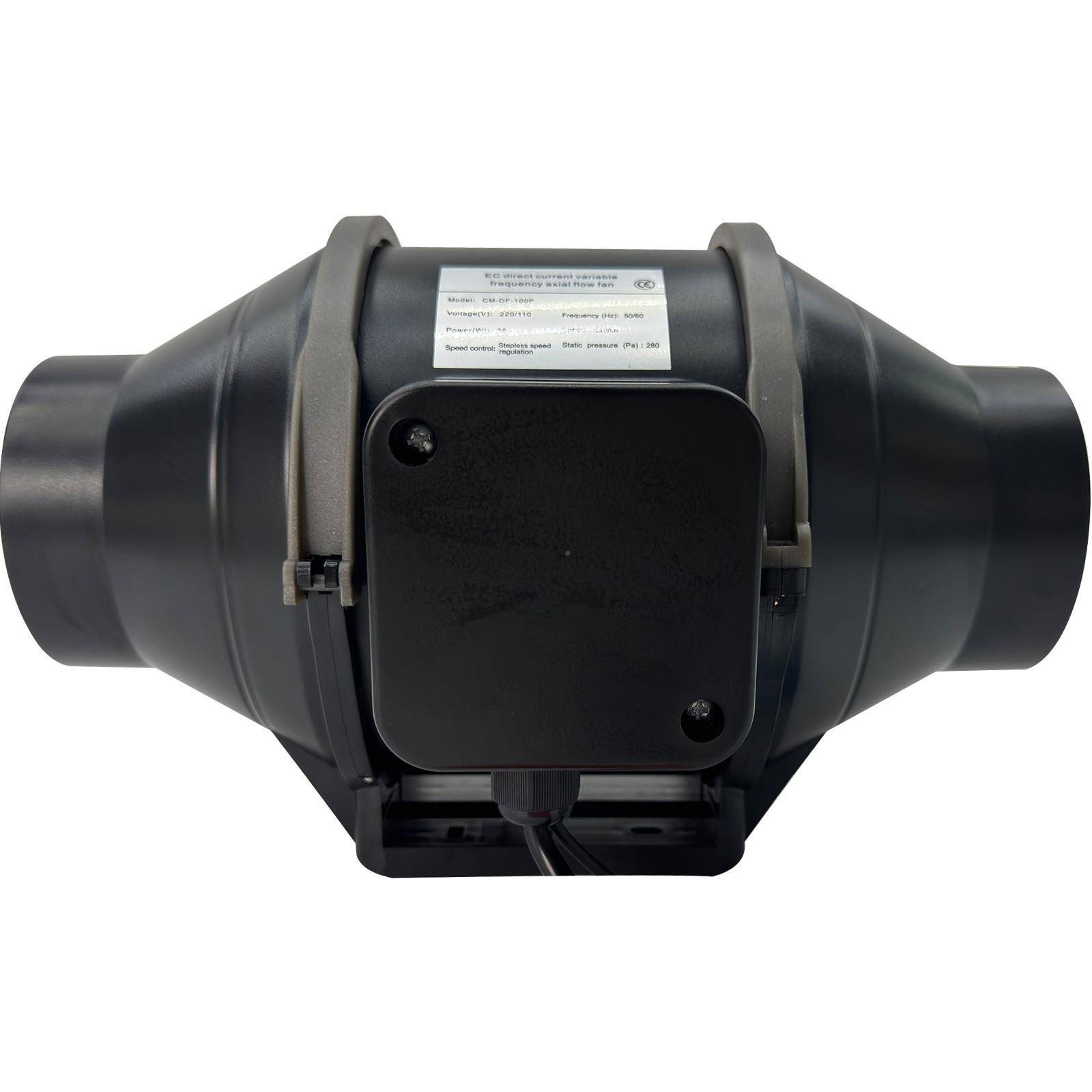 A100-240V斜流管道机强风排气扇换气油烟抽C风DF-MS风机旋钮EC控