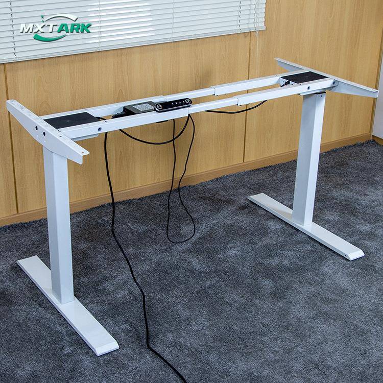 电动升降514桌站架立式公桌双电办机升降桌电脑升降桌桌腿