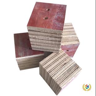?广ZMK出口多胶层东板脚墩夹板垫免烟熏栈木墩合板板托盘木方块垫