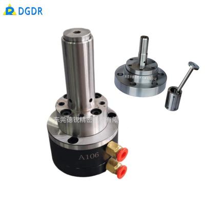 AS液压压内撑头固定式CNC加工内撑卡盘钻JAT铣工D作气台夹定位孔