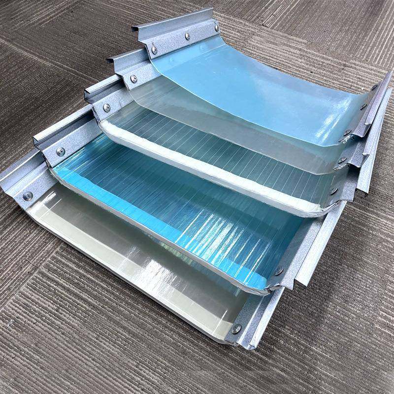 HFS单双层钢边FRP采光板瓦2片树脂瓦厂房0采光8带型角驰采光钢边