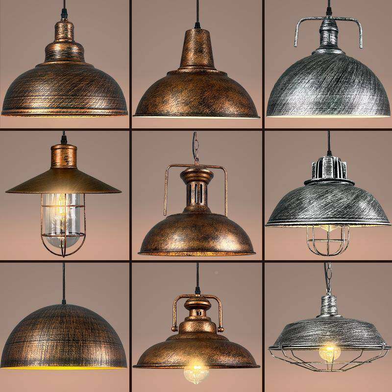 复古吊怀旧餐厅灯商用工186业风灯具创意个吧饭店美式仿台古灯性,家装灯饰光源,智能吊灯,淘宝优惠券,粉丝福利购,淘宝优惠卷
