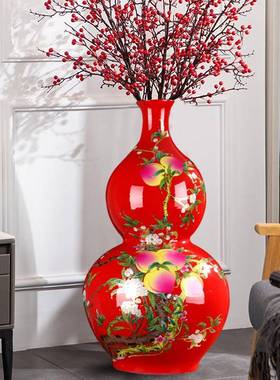 陶瓷花瓶式号客大厅干套花插QFR花落地欧现代创意摆件装装饰瓶