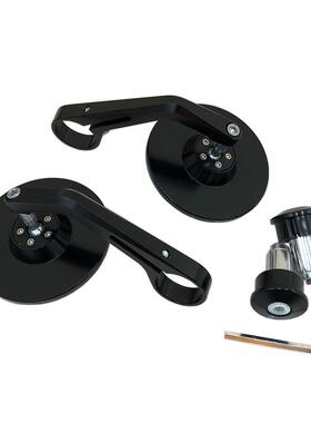 电动后13609视镜摩板托把车C倒NC反光镜通用电瓶车车镜踏圆镜手镜