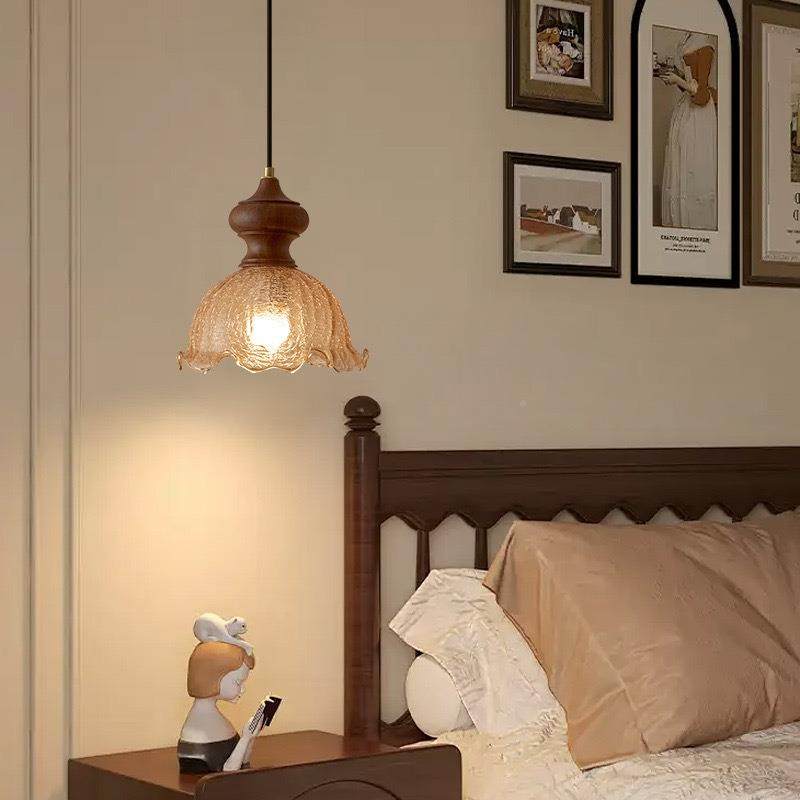 中古客厅卧吊灯冰裂纹南洋风法式复古桃色实木室胡79982餐大厅厅,家装灯饰光源,智能吊灯,淘宝优惠券,粉丝福利购,淘宝优惠卷