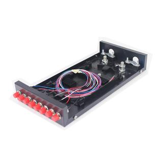 厂137光纤终端盒器8口F光缆熔纤盒C口光端盒满配含耦合家尾纤