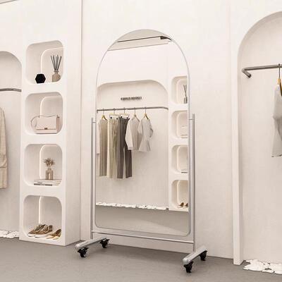 服装店全身镜可移衣动试家瘦用落地镜显网红拍照大6648镜子瑜伽舞