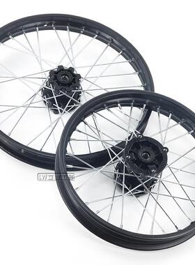 越野摩托车轮轮圈鼓芯轮毂11.60x19.06x19寸轮毂1.8胎5x16钢圈寸