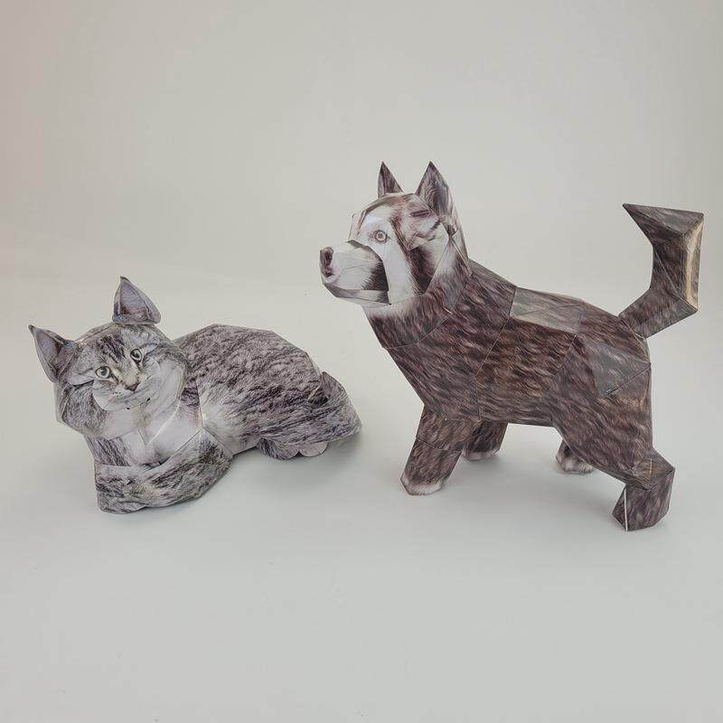 烧祭纸991士祀用品宠物猫狗纸糊小猫狗雪橇犬哈奇动物清明祭中元