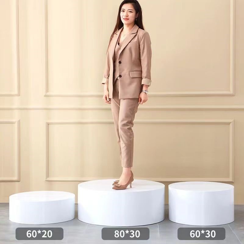 幼儿园小舞台室内半圆表演直播站C台可移动t台家庭圆形小主持地台