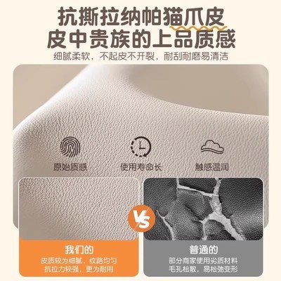 奶油风实木床头柜简约现代2025新款小型极简家用T卧室床头收纳储