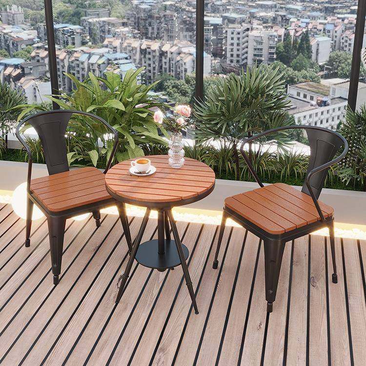 户外VFI椅塑木桌椅庭院室外休闲啡桌花园奶茶店露天阳台咖厅餐桌,电子元器件市场,其它元器件,淘宝优惠券,粉丝福利购,淘宝优惠卷