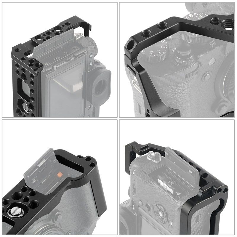馨特 适用富士X-T2/XT3相机兔笼金属边框保护框单反竖拍摄影套件