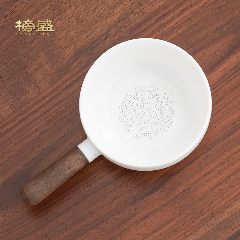 羊脂玉茶漏茶滤白瓷茶叶过滤网茶隔公道杯一体简约滤茶器茶具配件,餐饮具,茶滤,淘宝优惠券,粉丝福利购,淘宝优惠卷