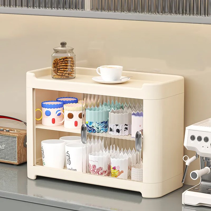 杯架防尘置物架桌面水杯茶杯茶具咖啡杯餐柜杯子专用收纳柜