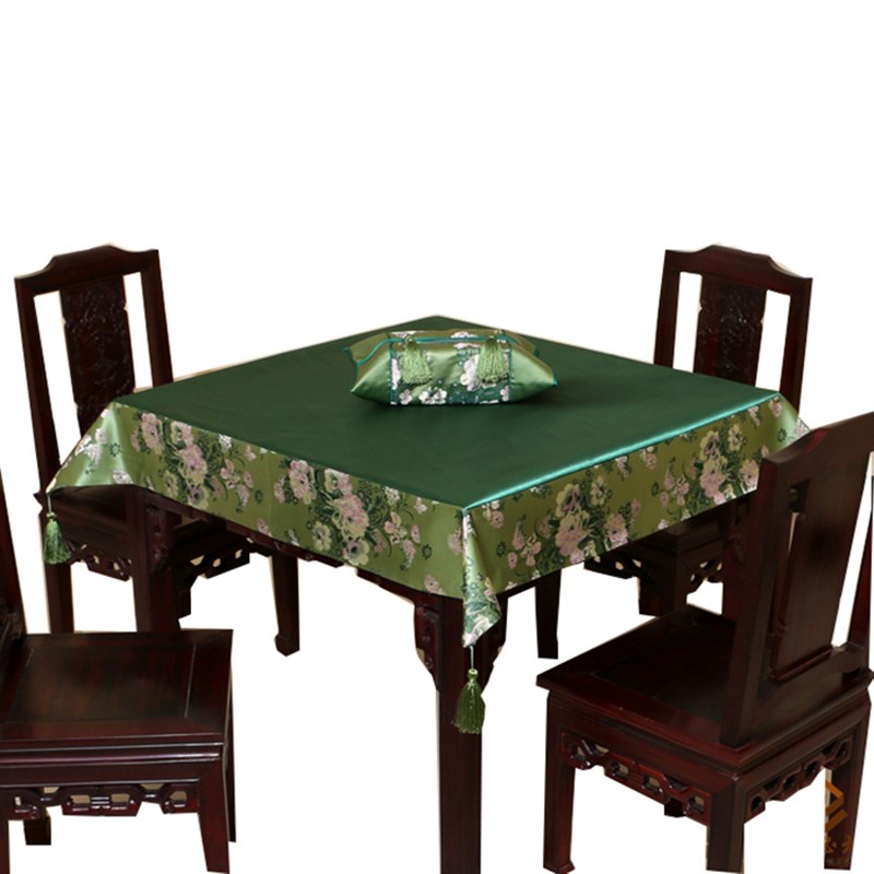 中式餐桌桌旗桌布防水防油茶几布艺桌垫隔热垫台布方桌布定制定做