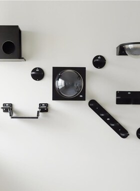 壁挂太空舱猫爬架墙壁式跳台黑色猫爬墙不占地客厅阳台猫墙猫窝